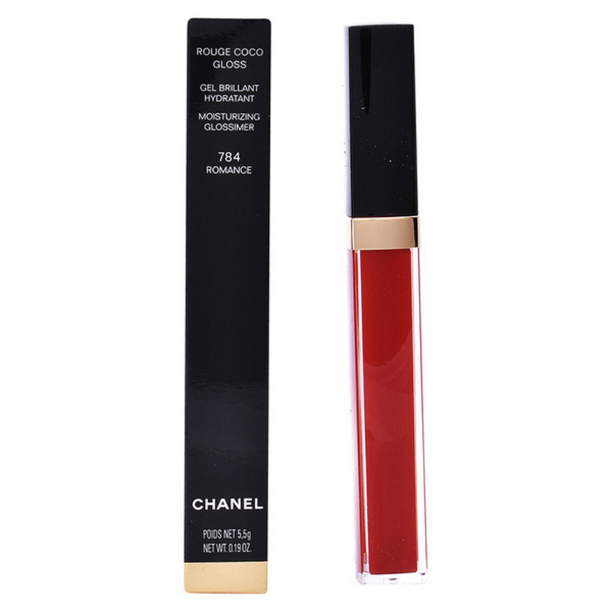 Rudos spalvos silikonas Rouge Coco Chanel